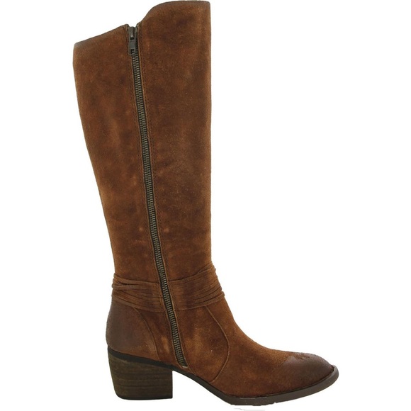 Born Quinn Leather Mid Calf Boots NIB - Picture 4 of 11